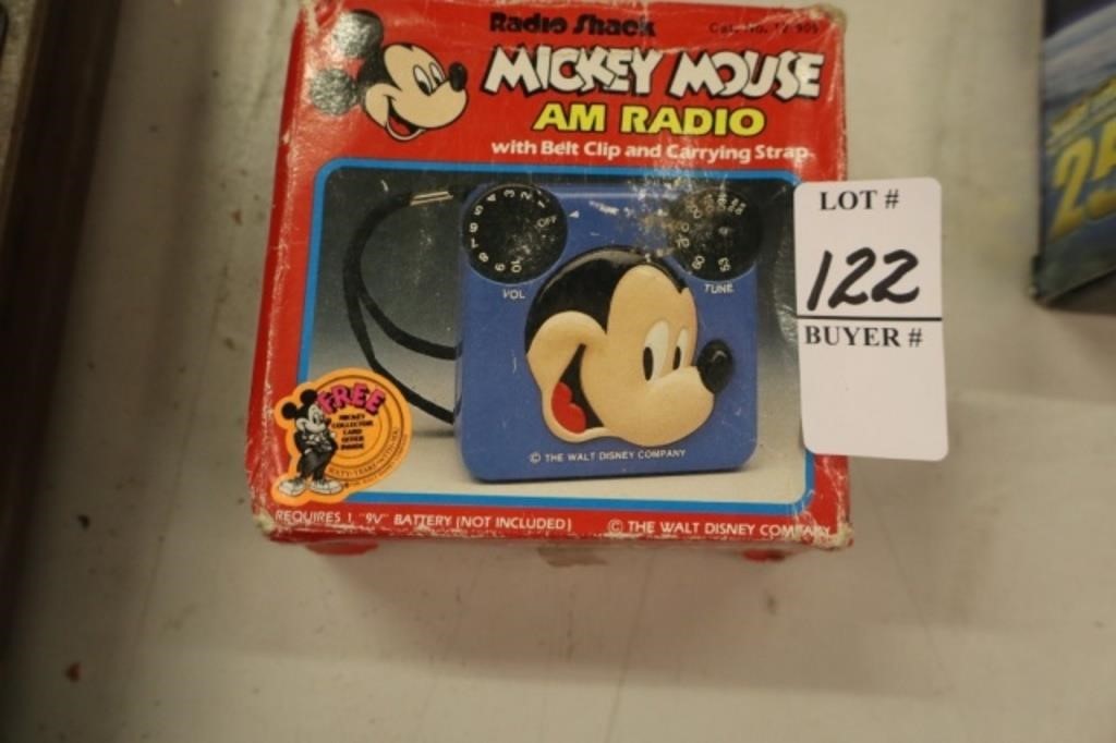 VINTAGE MICKEY MOUSE AM RADIO