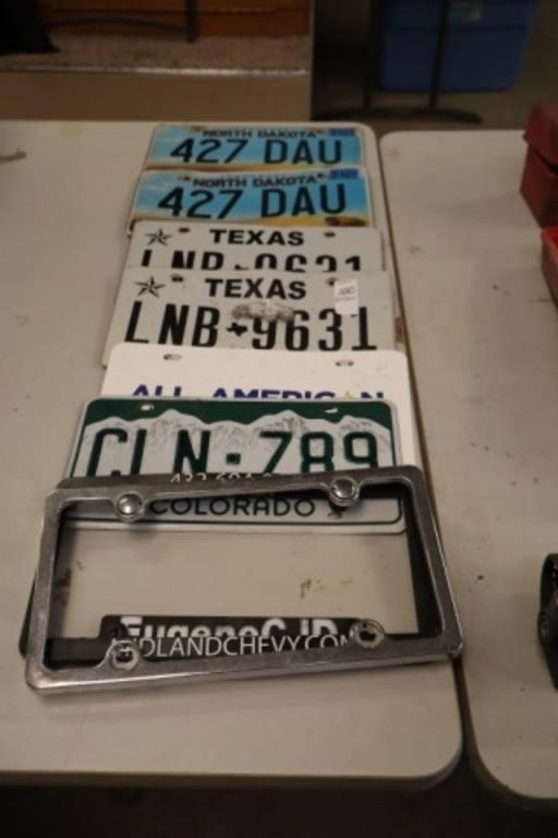 LICENSE PLATES