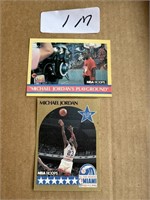 (2) Michael Jordan Basketball Trading Cards