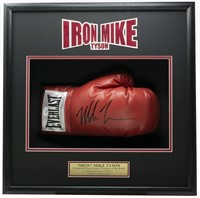 Autographed Mike Tyson Boxing Glove Shadowbox