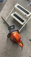 Husqvarna 440 X-Torg chain saw & step stool