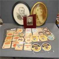 Advertising Beer Coasters - Early Photographs