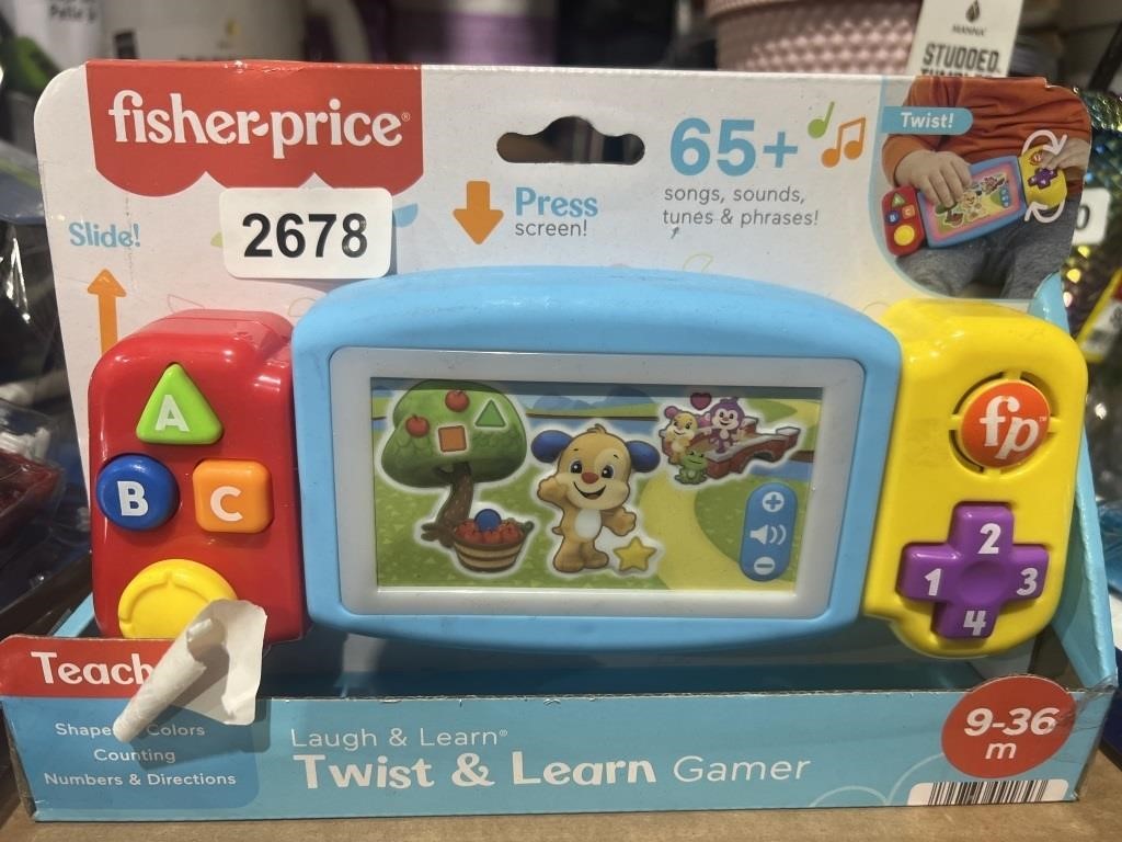 FISHER PRICE TWIDT AND LEARN GAMER