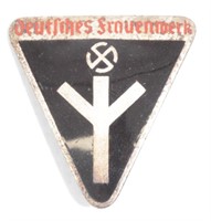 WWII German Frauenwerk Membership Badge