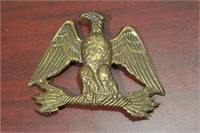 A Vintage Eagle Metal Plate