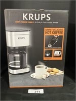 Krups Coffee Maker.