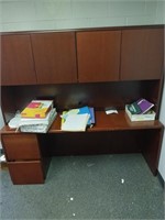 Nice wooden computer work desk with.
6 filing