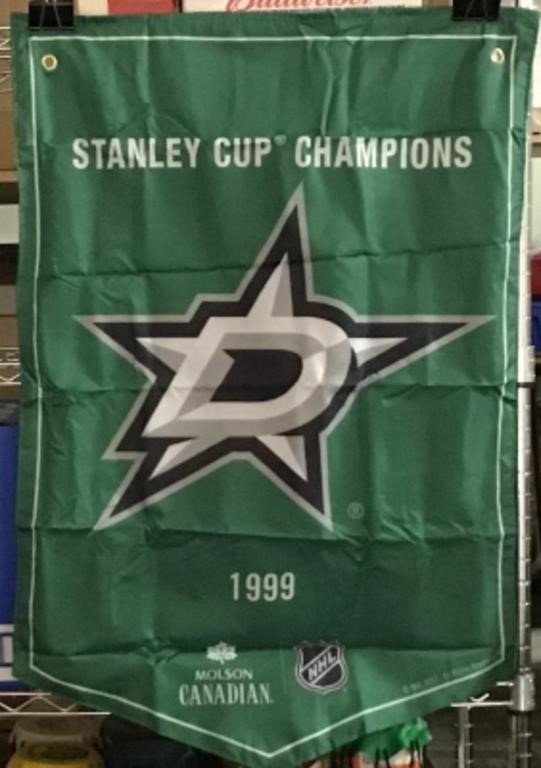 Molson's Dallas Stars Stanley Cup Banner