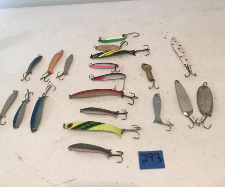 Assorted Spoon Lures - 2" to 4"L
