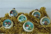 1980s 3-D Panorama Snoopy Ornaments