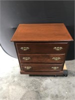 Cherry 3 Drawer Chest