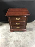 Cherry 3 Drawer Night Stand