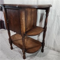 Antique humidor stand