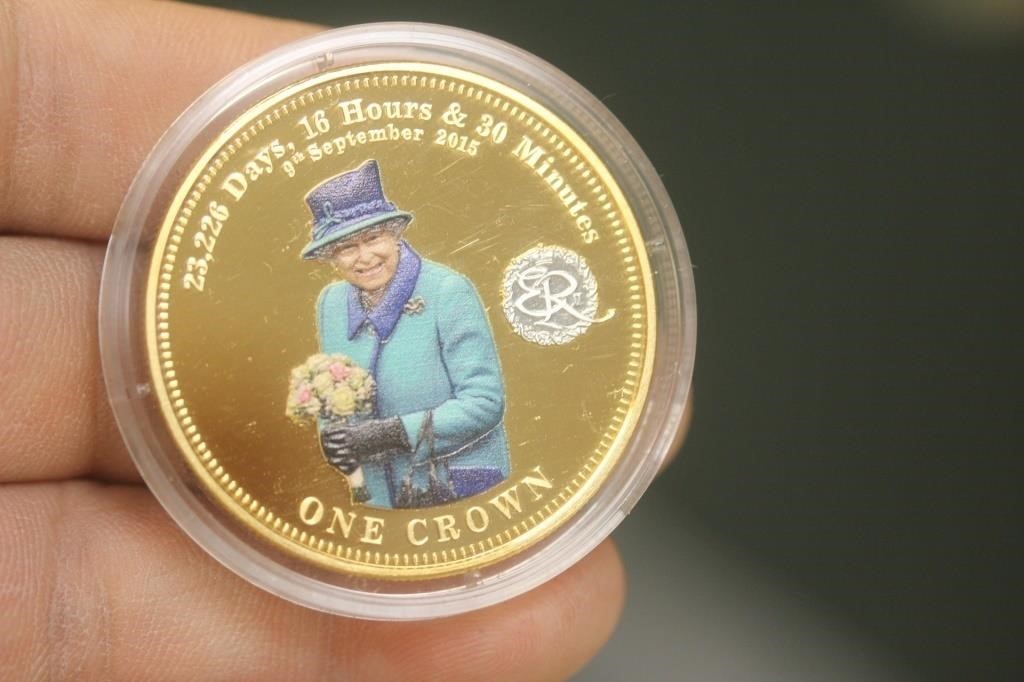 Queen Elizabeth Crowning Moments Coin