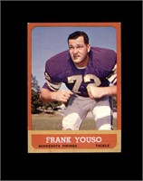 1963 Topps #102 Frank Youso EX to EX-MT+