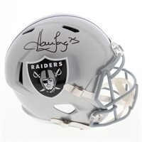 Autographed Howie Long Raiders Full Size Helmet