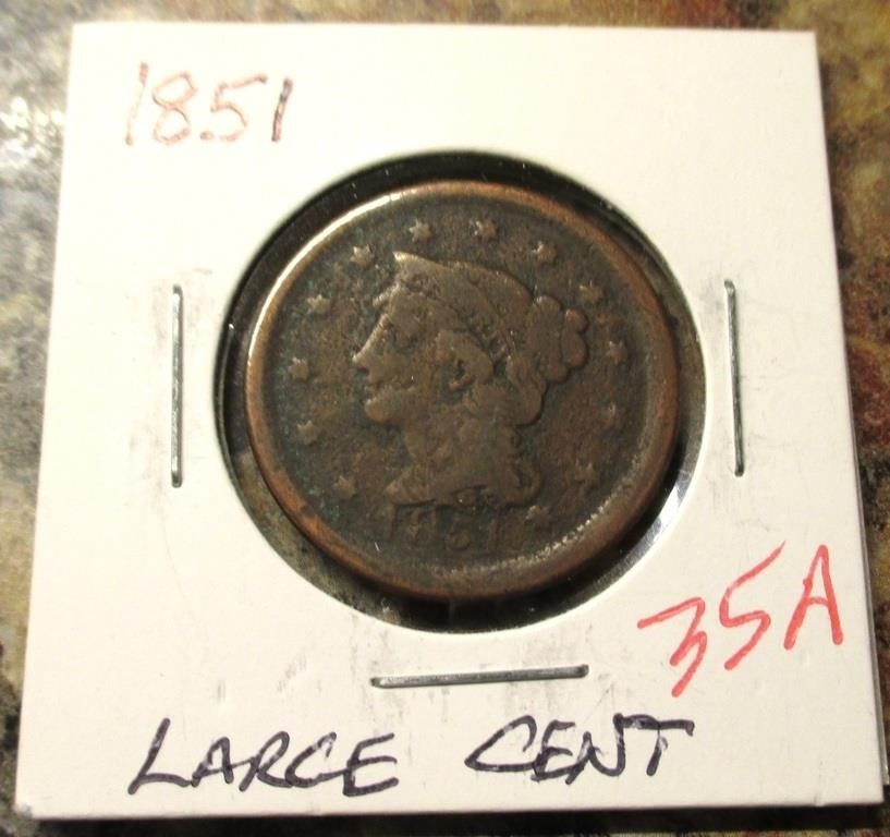 1851 Large Cent