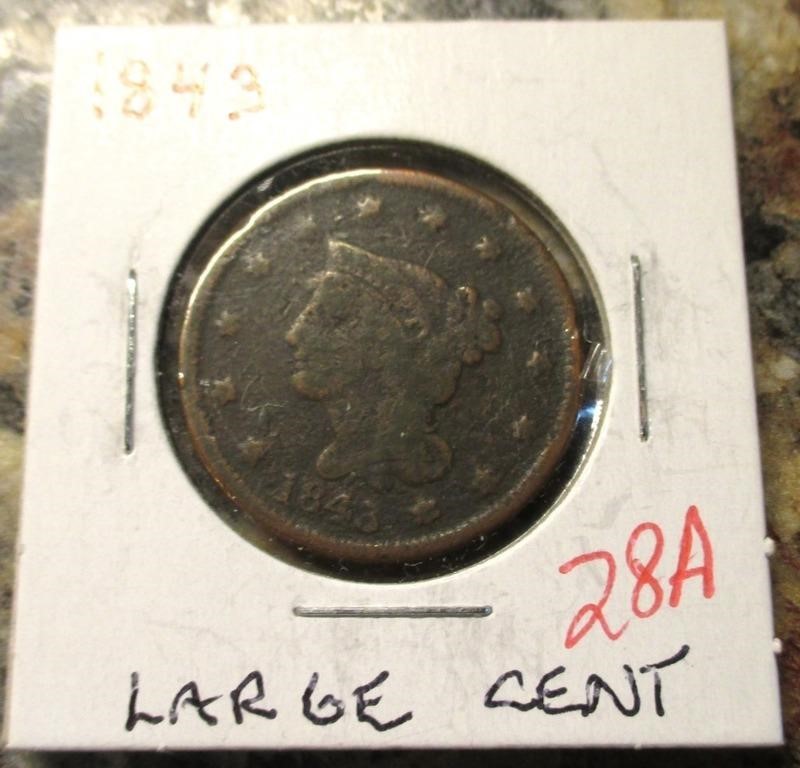 1843 Large Cent