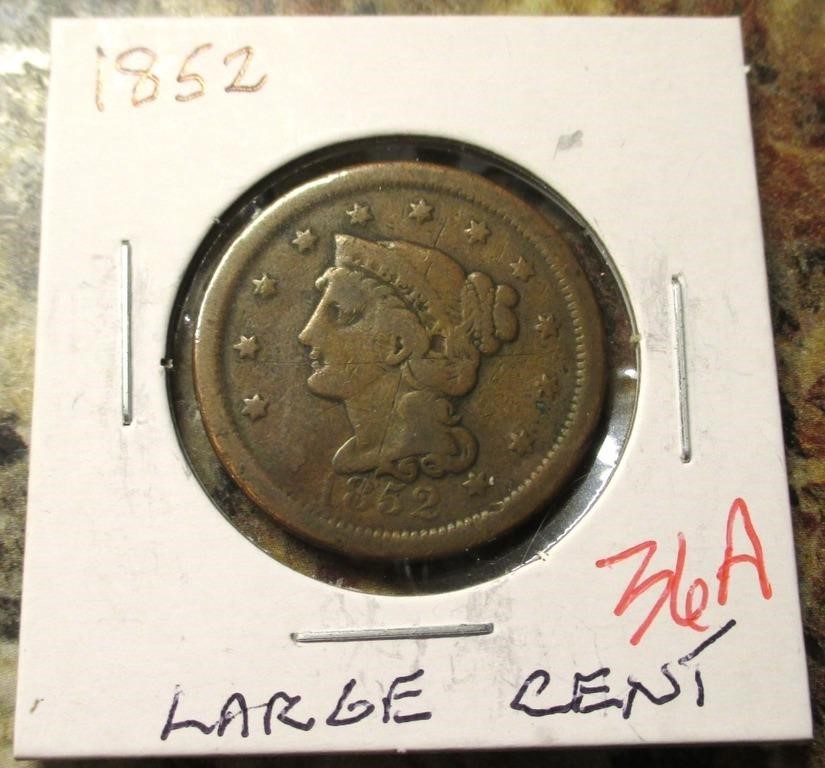 1852 Large Cent