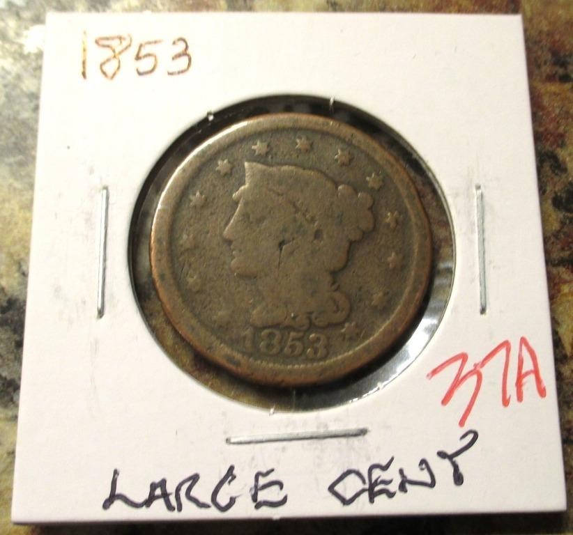 1853 Large Cent