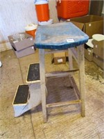 Vintage Step Stool- 2 ft tall