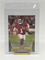 Set of Leaf and Panini  Jalen Hurts Trading Cards