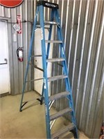 USED Ladder, 9ft. 'Werner', 250lb/113kg Cap.