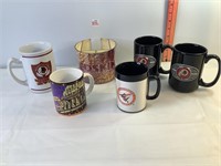 Red Skins & Balt. Oriole Mugs & Post It Holder