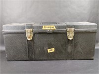 Contico Double Latch Black Plastic Toolbox