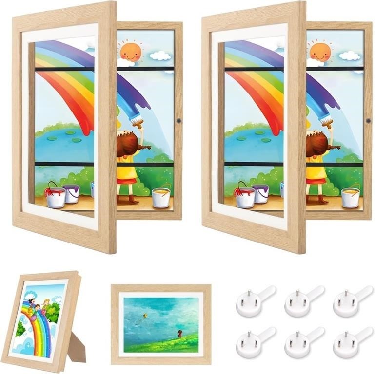 SEALED- Kids Art Frame,8.5x11 Front Opening Kids A