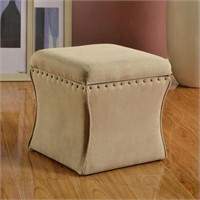 Cinch Storage Ottoman with Nail Heads