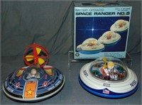Two Battery Operated Space Toys. Boxed.