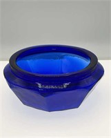 7" Cobalt Blue Glass Console Dish