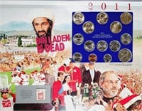 2011  P&D  US Mint sets in display