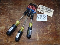 3 Ace Phillips Screwdrivers NEW