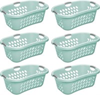 E2053  Sterilite Laundry Basket 1.25 Bushel 6-Pack