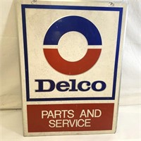 *Delco Double Sided Metal Sign