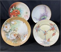 Vintage Bavarian Floral Plates