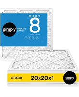 Simply Filters 20x20x1 MERV 8, MPR 600, Air