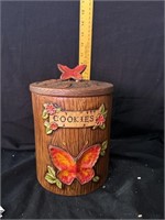 treasure  craft butterfly cookie jar
