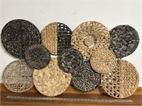 Large 42 inch wicker wall hanging