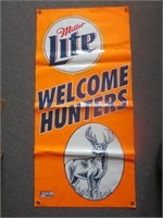 Miller Lite Blaze Orange Deer "Welcome Hunters"