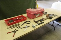 Plano Toolbox w/Contents, Approx 20"x10"x9"
