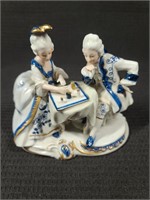 Porcelain Victorian Couple Figurine
