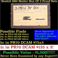 Original sealed box 3- 1991 United States Mint Pro