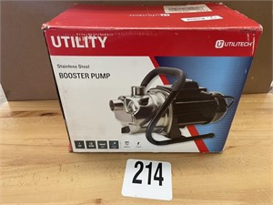 1 HP STAINLESS STEEL BOOSTER PUMP