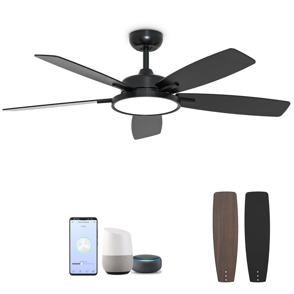 Roomratv 52 Inch Smart Ceiling Fan with