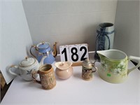 Flat of Vases ~ Hall Tea Pot