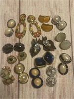 Vintage Style Clip On Earrings