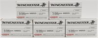 100 Rounds Winchester USA XM885 5.56 NATO Ammo